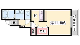 アネモスヒルズ姫路I  ｜ 兵庫県姫路市名古山町（賃貸アパート1R・1階・34.15㎡） その2