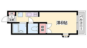 ジュネス船橋  ｜ 兵庫県姫路市船橋町2丁目（賃貸マンション1R・4階・18.27㎡） その2