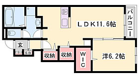 さざんか  ｜ 兵庫県姫路市花田町勅旨（賃貸アパート1LDK・1階・44.49㎡） その2