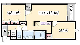 サンリットレジデンス  ｜ 兵庫県姫路市飾磨区清水3丁目（賃貸マンション2LDK・3階・56.89㎡） その2