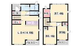 シャーメゾン栗山  ｜ 兵庫県姫路市栗山町（賃貸アパート3LDK・1階・80.20㎡） その2