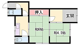 川上様二戸一  ｜ 兵庫県姫路市白国5丁目（賃貸一戸建2K・1階・40.73㎡） その1