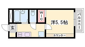 サニーハイツ御立Ｎ  ｜ 兵庫県姫路市御立東5丁目（賃貸アパート1K・2階・20.46㎡） その2