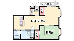 寿ハイツ  ｜ 兵庫県姫路市城北新町1丁目（賃貸マンション1LDK・3階・53.46㎡） その2