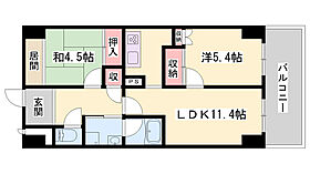 シャトー日東C  ｜ 兵庫県姫路市白浜町宇佐崎北1丁目（賃貸マンション2LDK・3階・50.25㎡） その2