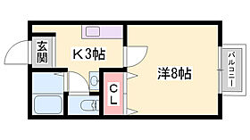 アリヴィオII番館  ｜ 兵庫県加西市北条町横尾（賃貸アパート1K・2階・26.49㎡） その2