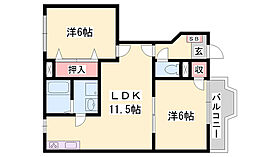 グローバル  ｜ 兵庫県赤穂市中広（賃貸アパート2LDK・1階・51.79㎡） その2