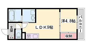 Your Maison Chaleur  ｜ 兵庫県姫路市忍町（賃貸マンション1LDK・2階・36.07㎡） その2