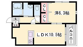 MISTRAL東姫路駅前  ｜ 兵庫県姫路市若菜町1丁目（賃貸マンション1LDK・1階・42.01㎡） その2