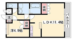 ツインズコート相生弐番館  ｜ 兵庫県相生市大石町（賃貸アパート1LDK・2階・41.25㎡） その2