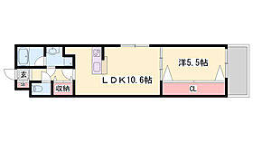 ＭＩＳＴＲＡＬ北条口  ｜ 兵庫県姫路市北条口5丁目（賃貸マンション1LDK・2階・41.40㎡） その2