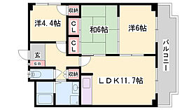 サンシャイン山下　B棟  ｜ 兵庫県たつの市龍野町日山（賃貸マンション3LDK・3階・64.80㎡） その2