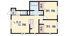 ウィステリアsatsuki  ｜ 兵庫県赤穂市尾崎3154丁目（賃貸アパート2LDK・2階・64.59㎡） その1