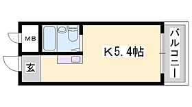 しらさぎメモリアル  ｜ 兵庫県姫路市北平野2丁目（賃貸マンション1R・3階・14.85㎡） その2