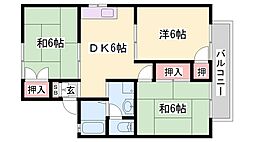 ハイツ梅ヶ枝 2階/-