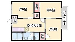 メゾン白国2号 2階/-