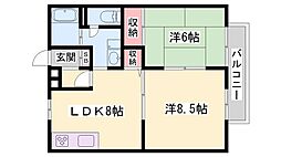 アムール安富 2階