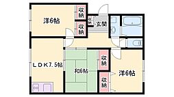 ロイヤルハイツ二反田 2階