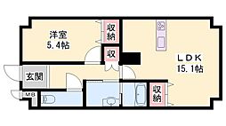 シャトー日東C 3階