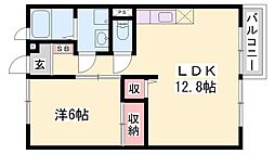 間取図画像 1LDK