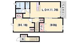 メゾン　ド　リーヴ 2階