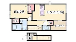 エスポアール姫路東 2階