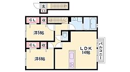 クローバーシャトレ 2階/-