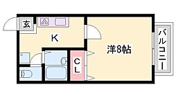 間取図画像 1K