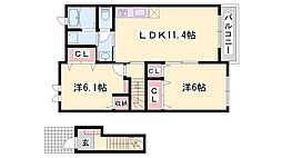 アイリスガーデンB 2階