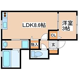 坂元新築ハイツ 1階