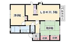 ハーモニーハイツ A棟 2階/-