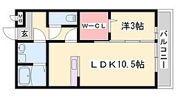 セジュール東阿保　A棟 3階