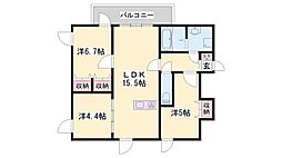 ルークレジデンスNUEVE 2階/-