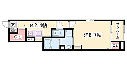ファンド野里II 1階