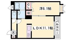 カルムリー福崎 C棟 1階