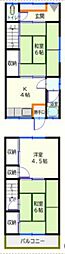 馬場貸住宅 東側 1階