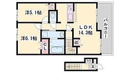 パルグランデI 2階/-