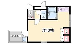ISMビル ワンルームの間取図画像