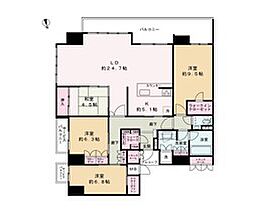 姫路ザ・レジデンス 4LDKの間取図画像