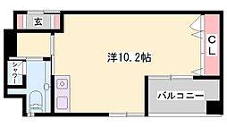 クオリティライフ壱番館 1Kの間取図画像