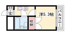グリーンハイツ南駅前 1Kの間取図画像