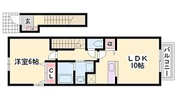 サンリットレジデンス 1LDKの間取図画像