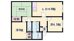 ボナール東川B 2階