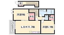 アプローズＢ 2階