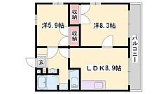 物件の間取り