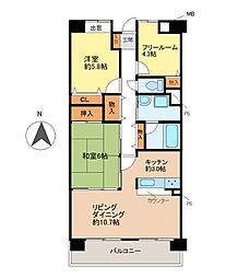 ラヴィーヌ砥堀 3階/-