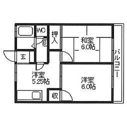 コーポ太子東 2階