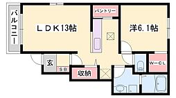 ヴァンベール城西I 1階/-