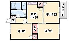 ソレイユ西本パート1B 2階