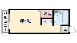 チェリーコート 1Kの間取図画像